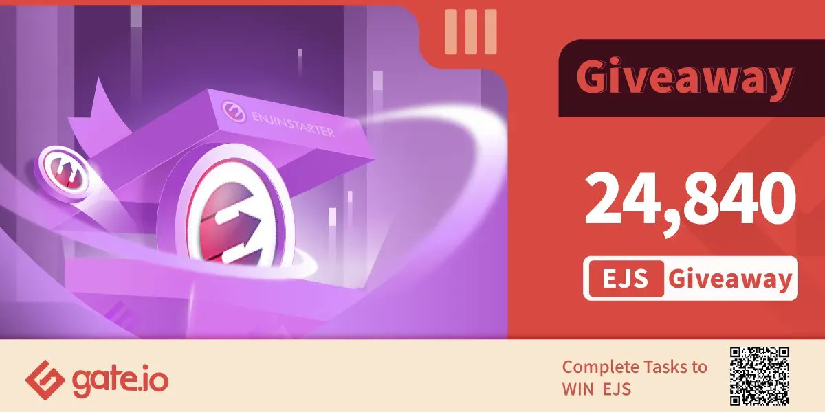 Gate.io (@gate_io) on Twitter photo ✨ Gate.io #EJS #Giveaway
Tasks
💠Follow @gate_io & <a href="/enjinstarter/">ENJINSTARTER</a>
💠Retweet & @ a friend
💠20 lucky users will receive 1,242 $EJS each
Participate: gate.io/poll/votelist/…
#Gateio #Gateiogiveaway #CryptoRewards ✨ Gate.io #EJS #Giveaway
Tasks
💠Follow @gate_io & <a href="/enjinstarter/">ENJINSTARTER</a>
💠Retweet & @ a friend
💠20 lucky users will receive 1,242 $EJS each
Participate: gate.io/poll/votelist/…
#Gateio #Gateiogiveaway #CryptoRewards