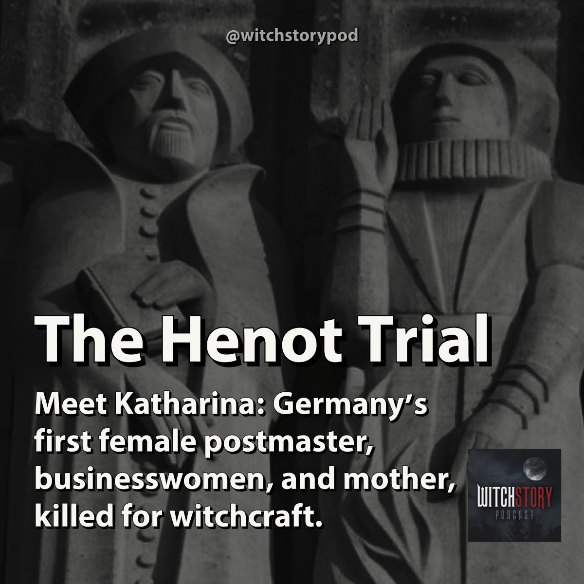 ✨Welcome Back Coven! ✨Here’s a new episode for you on Katharina Henot: Germany’s first female postmaster who was killed for being a witch 😳 

Listen free anchor.fm/witchstory or wherever you get your podcasts! #witchywoman #hauntedhistory