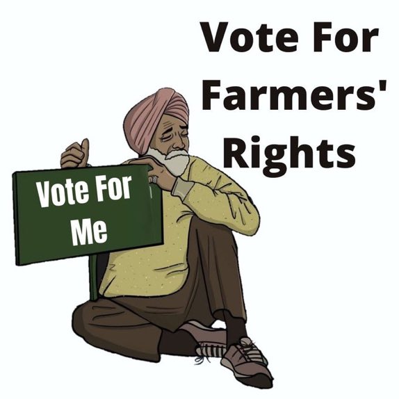 Agriculture was the first occupation of man, and as it embraces the whole Earth, it is the foundation of all other industries 
 #Vote4FarmersRights