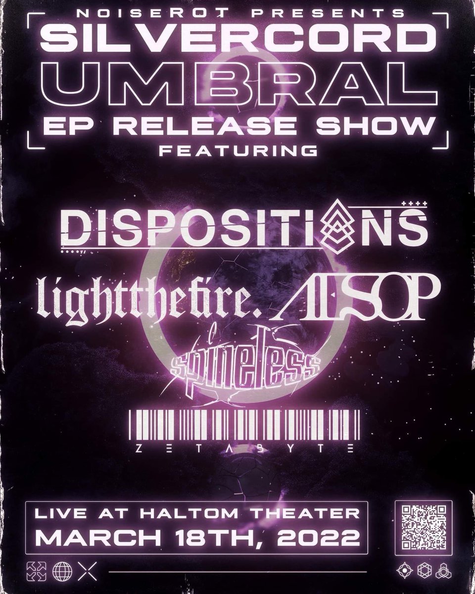 <a href="/silvercordband/">Silvercord</a> Ep release show
First 5 tickets sold get some merch👀 
Screenshot the receipt &amp; dm us

Tickets 🎟 

eventbrite.com/e/noiserot-pre…