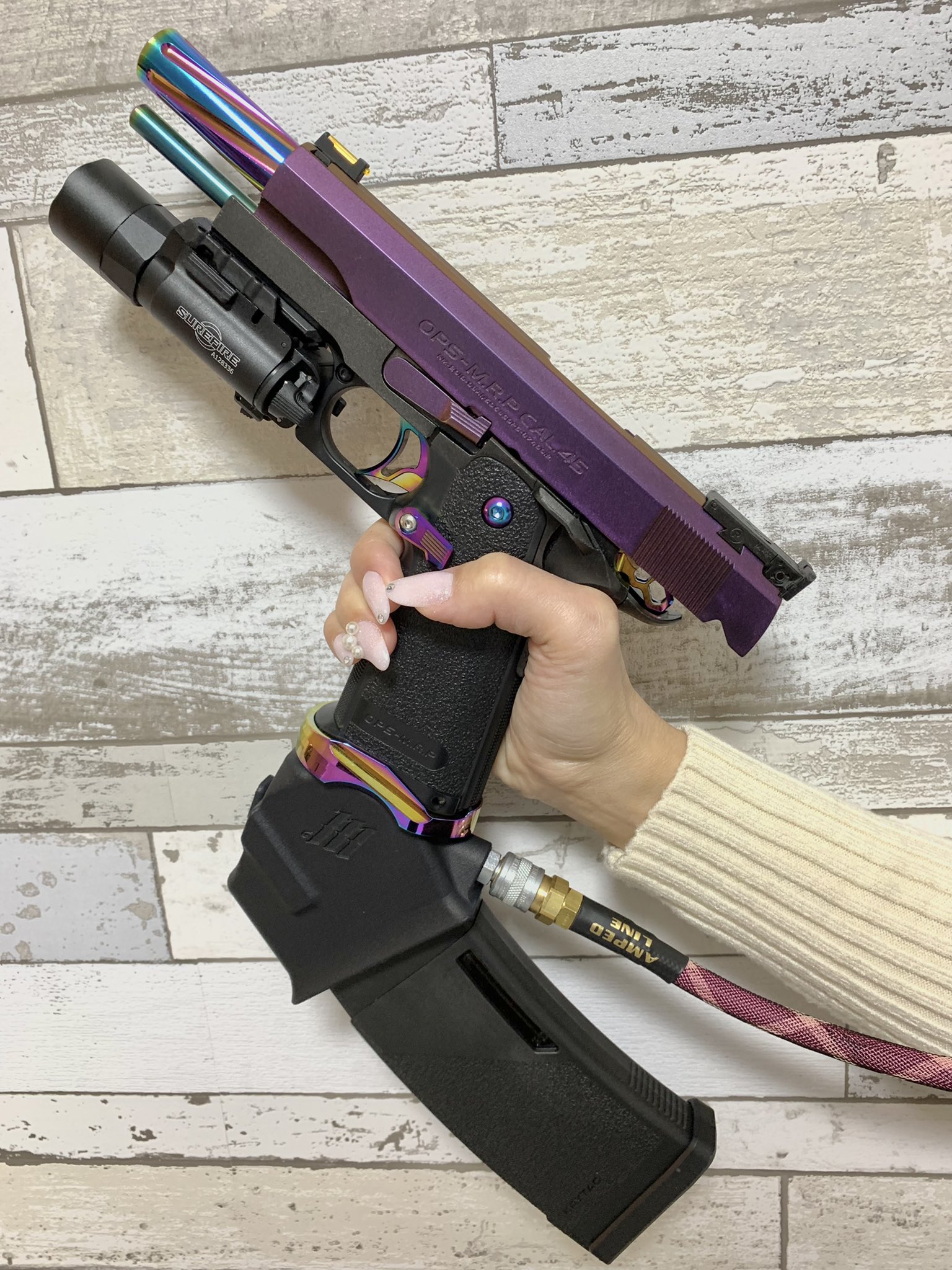 TAPP Airsoft MP5 グロック 外部ソースアダプター　HPA用