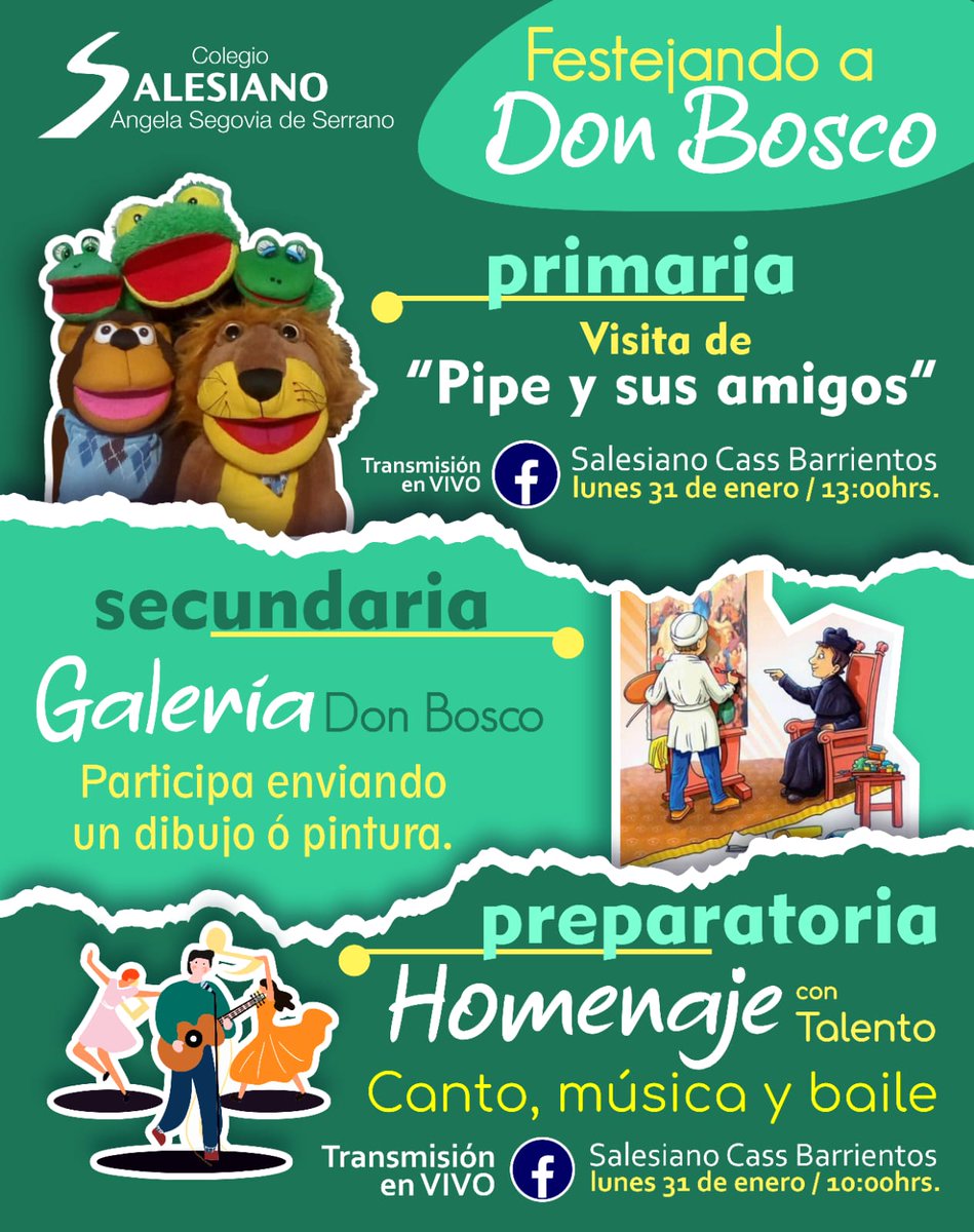 SomosCASS's tweet photo. Festejando a Don Bosco.🥳🥳🥳 https://t.co/17JCKy4GUq
