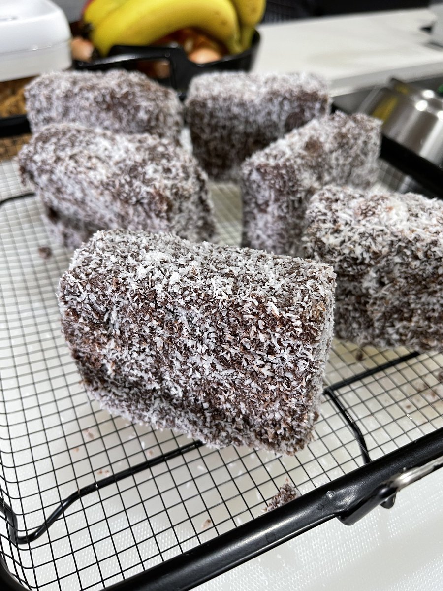 unrulylambs's tweet photo. @TGOTS_Witch Nice 👍 I made lamingtons 😎 https://t.co/A792eb2QVb
