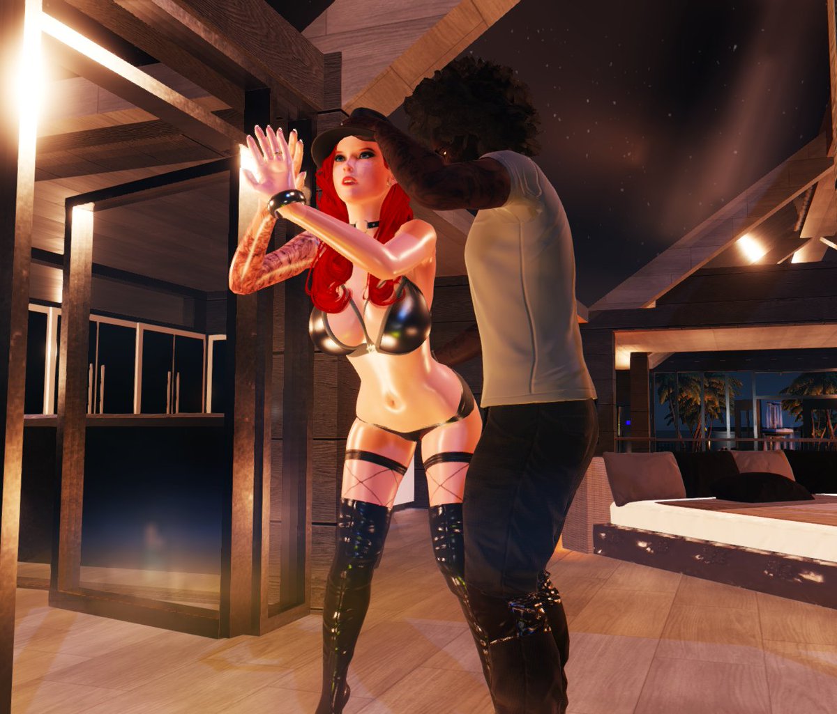 Ava_Mari's tweet photo. The hubby @MNFBunnyHunter seems to really be unable to keep his hands off my booty, not that I can blame him hehe. So here are some snippets of the naughtiness he and I got up to last night. https://t.co/0vBfm9vswL