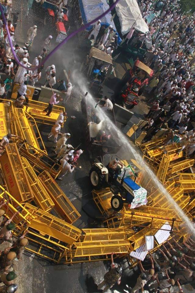 Keep those water cannons in mind before you vote this time..#Vote4FarmersRights