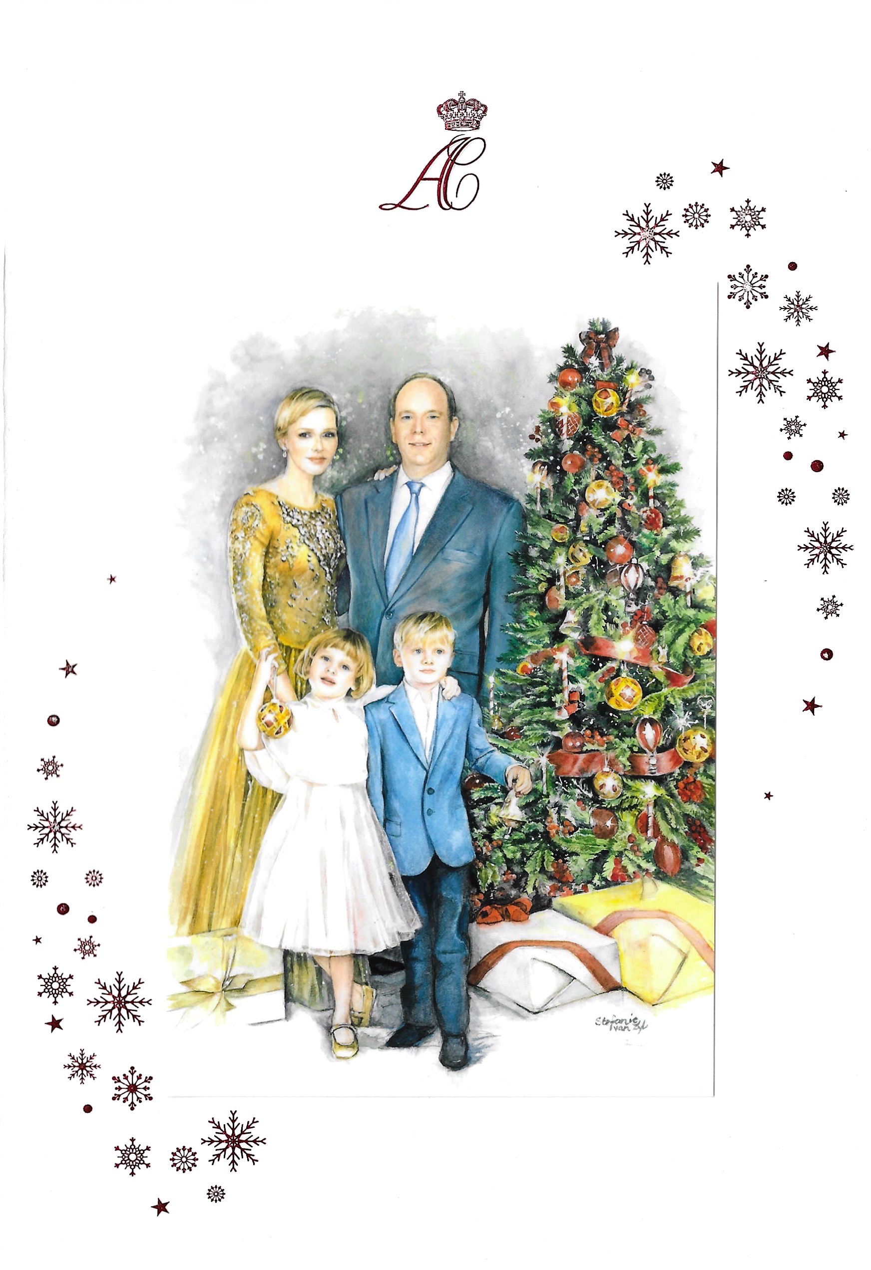 Christmas Princess 2022 Gert's Royal Replies On Twitter: "Christmas Reply From Prince Albert &  Princess Charlene Of Monaco "At The Dawn Of This New Year We Send You Our  Warmest Wishes For A Merry Christmas