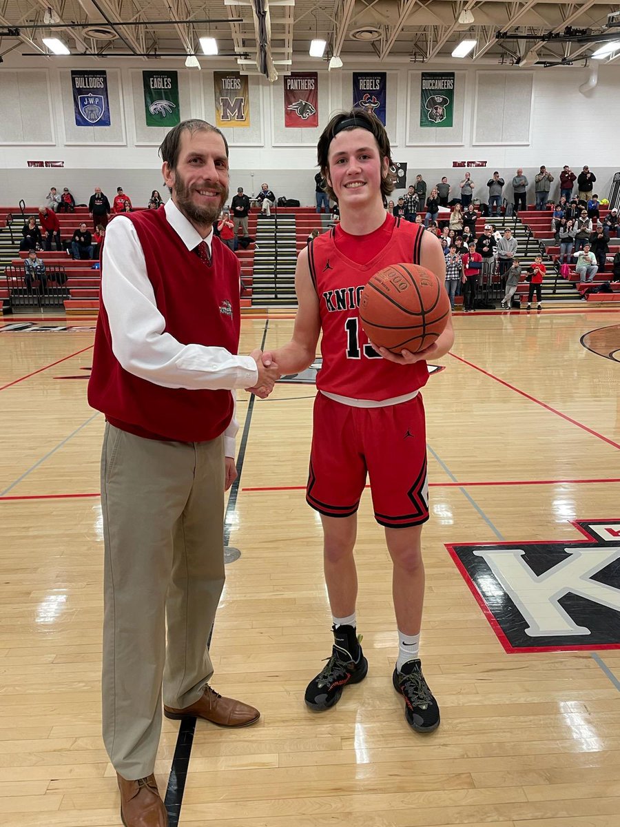Nerison joins the 1,000 point club tonight as we swept the Cardinals!  Congrats Laden!