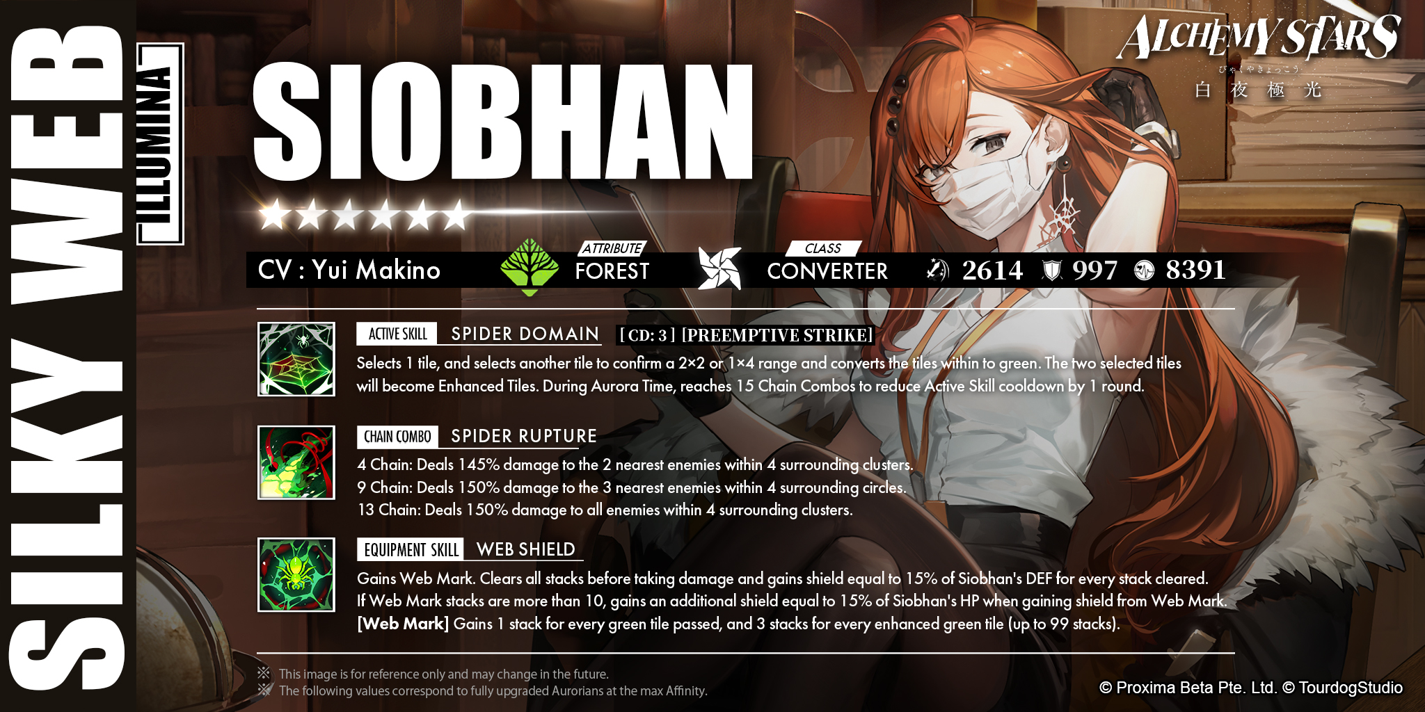 Alchemy Stars on Twitter "Aurorian Abilities Siobhan Stars 6 Faction