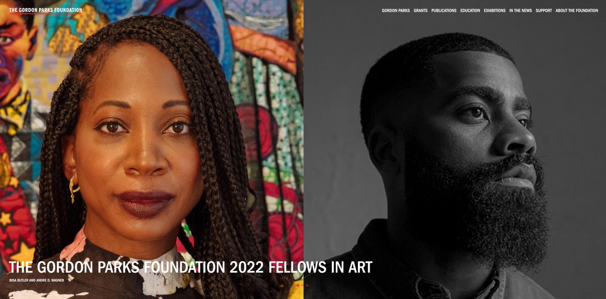 it's official. Gordon Parks Foundation 2022 Fellow in Art gordonparksfoundation.org