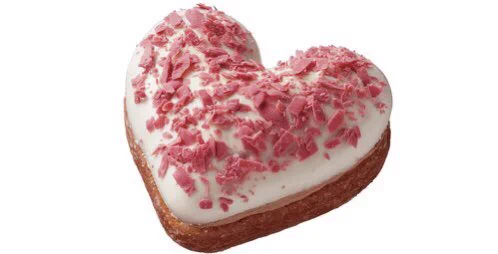 ミスドとヴィタメールの共同開発！ハート形のドーナツがかわいい！