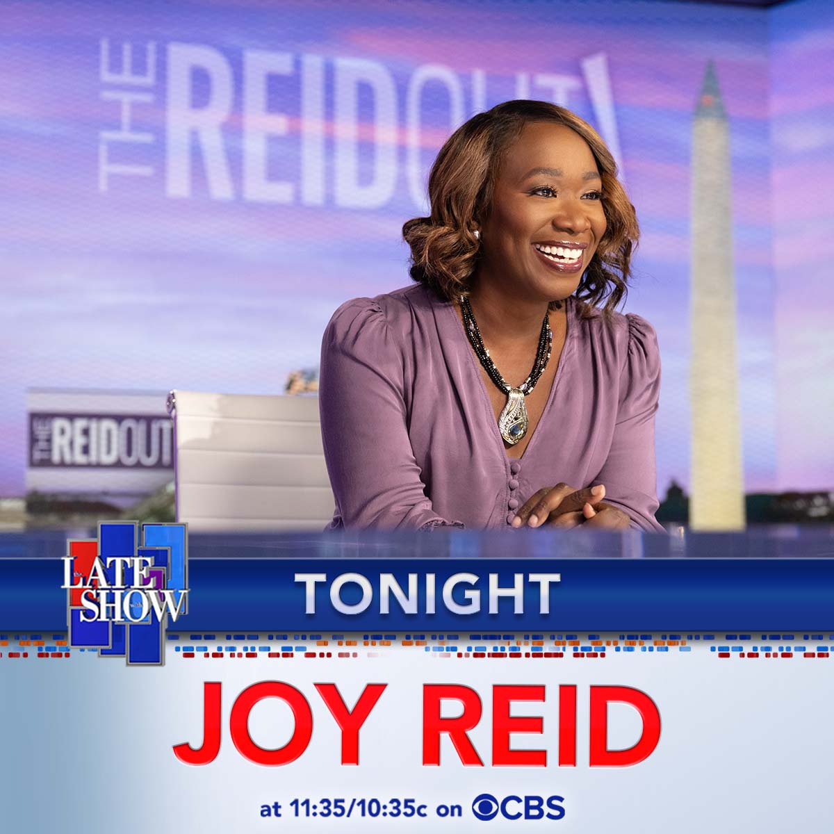 thereidout's tweet image. Coming up: Joy Reid joins @colbertlateshow tonight! Be sure to tune in as @JoyAnnReid joins @StephenAtHome at 11:35 pm ET on CBS and Paramount+. #LSSC