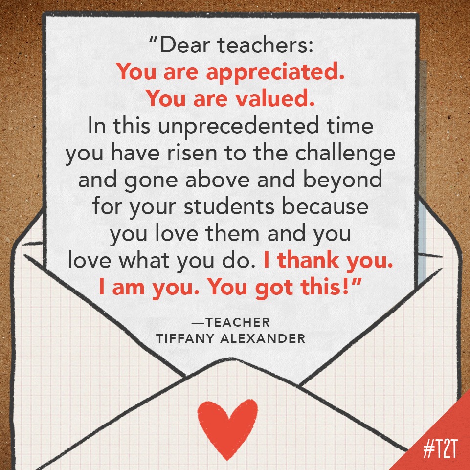 teacher2teacher's tweet photo. Do you know someone who could use this reminder? 

(Wisdom via T @Gr8_Teach) #TeacherTwitter #TeacherFriends https://t.co/31wUhpHz8O