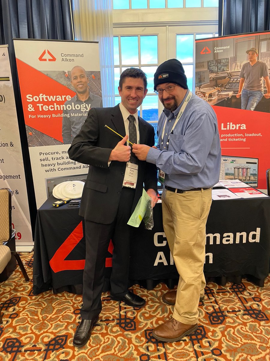 CMDALKON's tweet photo. We're also having a blast at the Pennsylvania Asphalt and Paving Association Annual Conference! Visit us and ask about our Libra solutions for your #asphalt operations. https://t.co/6S4Z9K11pS
Looking good with that swag, @HRI_INC! #togetherwebuildamazing #commandalkon https://t.co/aenGfPa5zP