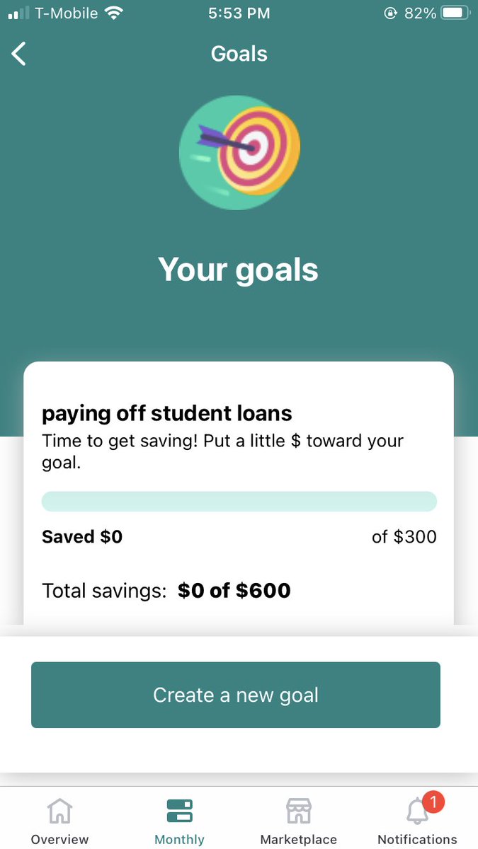 sabotage1998's tweet photo. @mint I’m setting my goal to pay off a student loan! #TimeToMint #contest https://t.co/MkTii16qdz