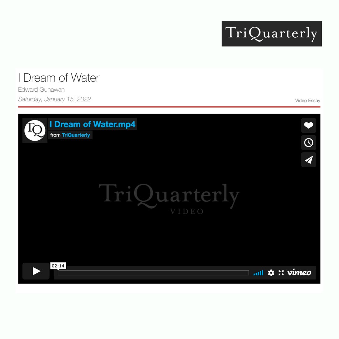 edward_gunawan's tweet photo. Thank you @TriQuarterlyMag for making a home for my cine-poem "I Dream of Water"  
https://t.co/zpb4QAA9mt https://t.co/AWFE9n4jPJ