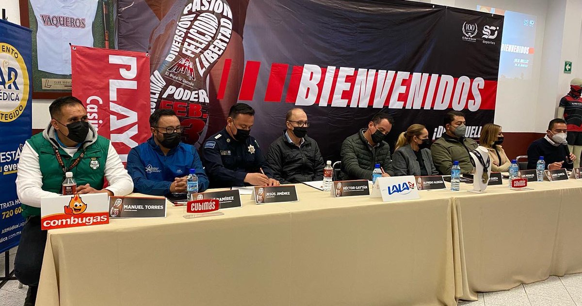 Se realizó la presentación de la Carrera 1K, 5K y 21K del Siglo de Torreón que se va a llevar a cabo el   Próximo Domingo 13 de Febrero.

Les deseamos el mayor de los éxitos a las y los participantes y las y los organizadores. 

Vamos a activarnos🏃‍♀️🏃‍♂️
#TorreónSiemprePuede