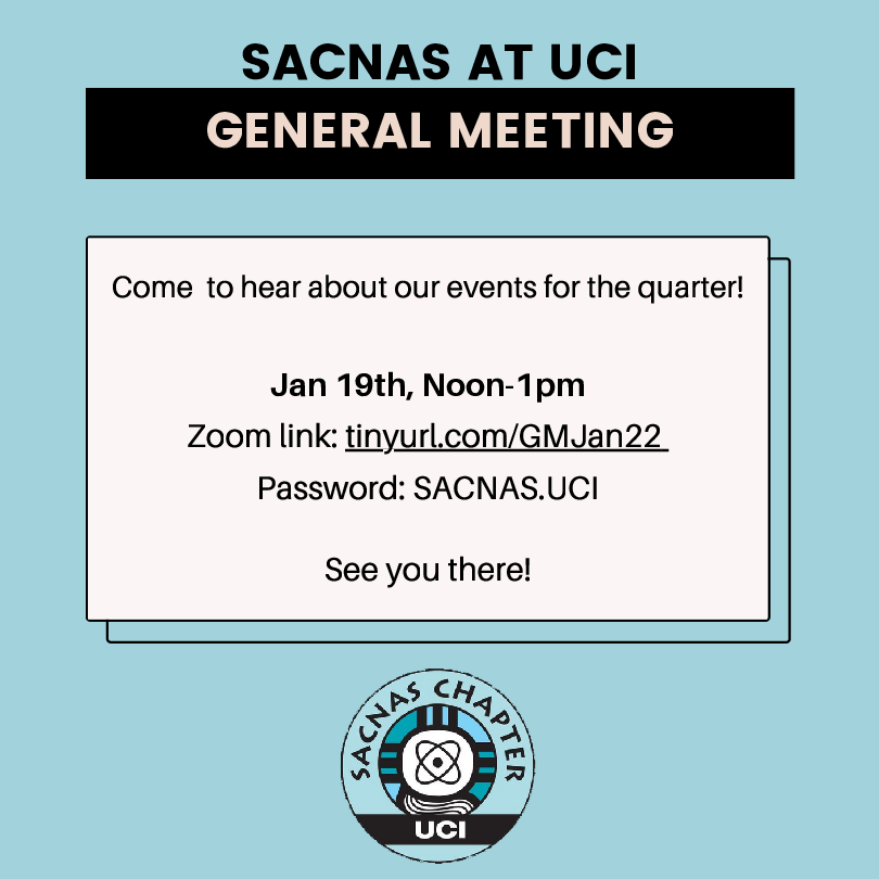 We hope everyone quarter is going well so far! Join us tomorrow from Noon-1PM to hear about our events planned for the quarter.