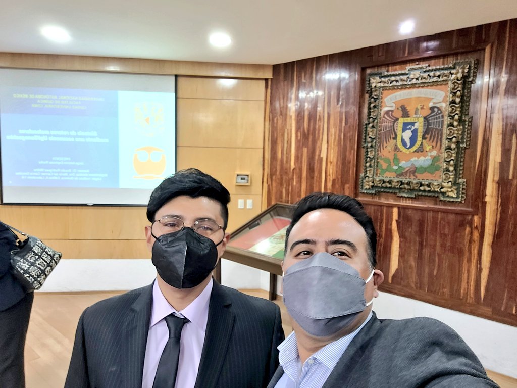 Extremely happy that <a href="/Yorch_lizard/">Jorge Hirsuto</a> got his BSc in Chemistry <a href="/quimica_unam/">Facultad de Química UNAM</a>! His multicomponent rotor synthesis was carried out in our group <a href="/iquimicaunam/">Instituto de Química</a> under the guidance of <a href="/CarmenGarciaG2/">CarmenGarciaG</a> and myself! His patience and resilience has no limits!! Felicidades Yorch, 🎉 🎂💯🎉!!