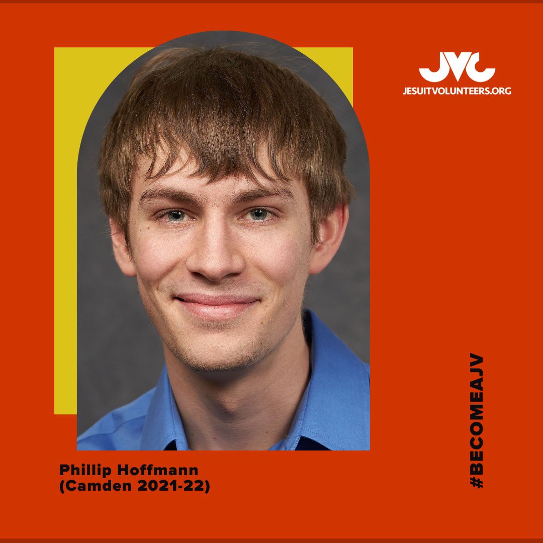 Introducing Phillip Hoffmann! He attended <a href="/LeMoyne/">Le Moyne</a> in Syracuse and  will be serving as a Youth Coordinator at the Margaret Donnelly O'Connor Education Center in Camden, New Jersey. 
 #JV #jesuit  #Camden #community #spirituality #socialjustice #simpleliving #Syracuse #NewJersey