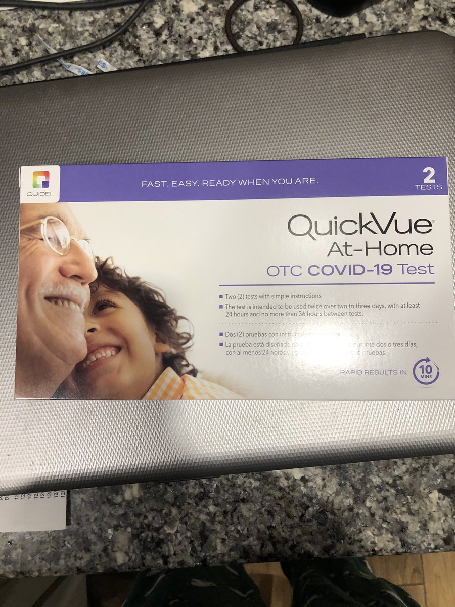 I have 2 boxes of OTC Covid test kits $ 24.00 has two test in each box if someone needs them