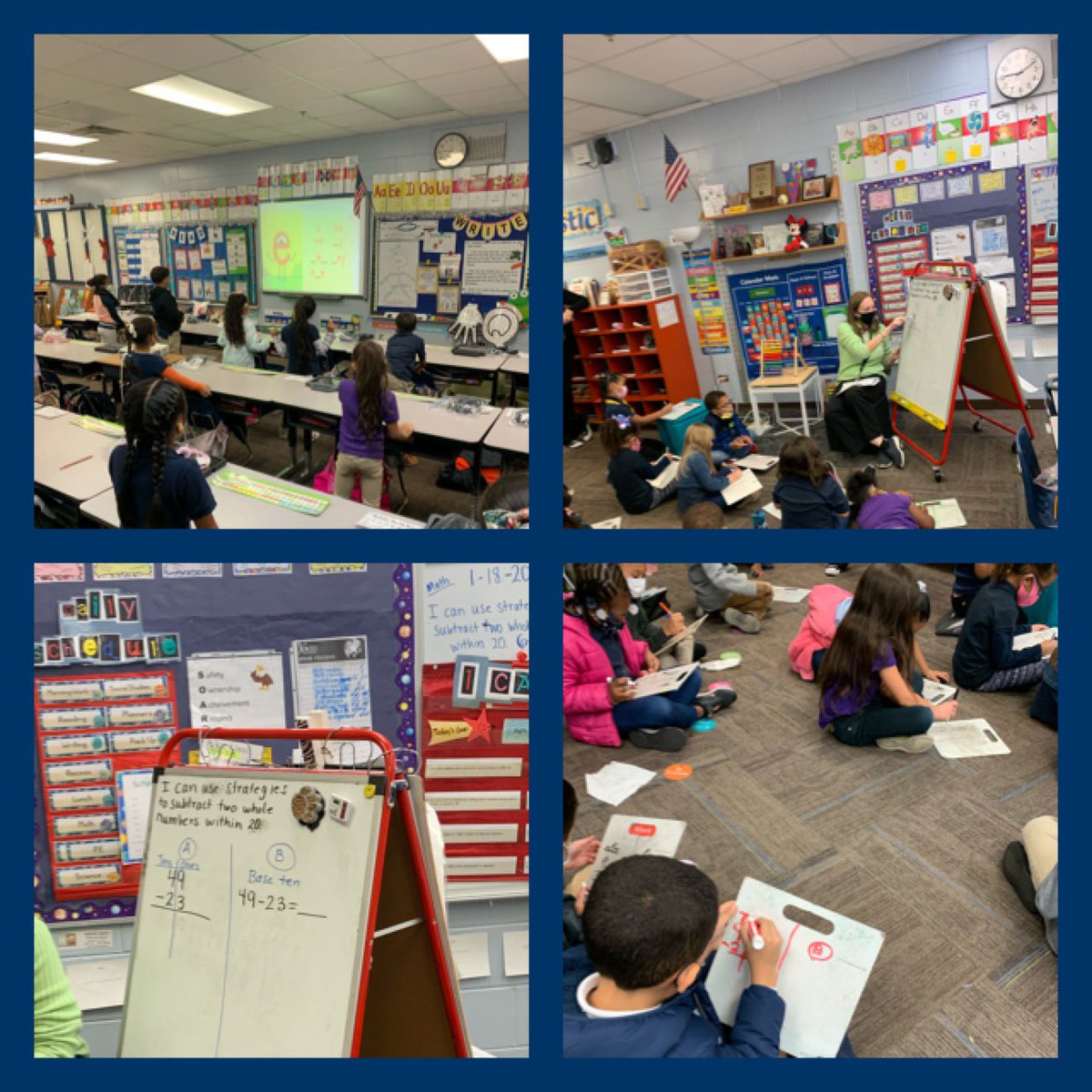 DosKimberley's tweet photo. It was a busy #PrincipalPLC today with my Middle Ground PLC, but it was such a great morning! It’s always a wonderful start to the week walking classrooms and discussing best practices with my colleagues!! We also spent time reflecting on our MOY data! @SDOCElemEd @reedyeagles https://t.co/J3VaInmC4G
