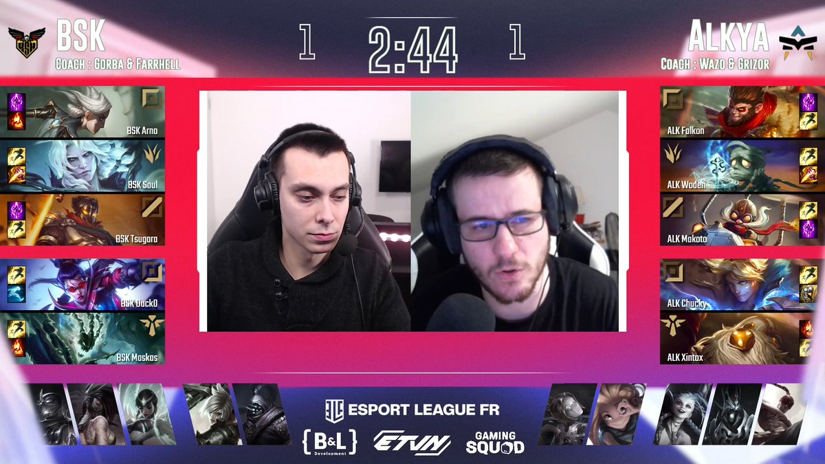 TeamBSK_'s tweet photo. 🚨🚨🚨 @duck__lol SUR VAYNE 🚨🚨🚨

ULTIME DRAFT DE CETTE #ELFStep 

📺: https://t.co/EgqsrUFwUt

#BSKWIN #RiseUpToTheSky https://t.co/bGr7JXmMDu