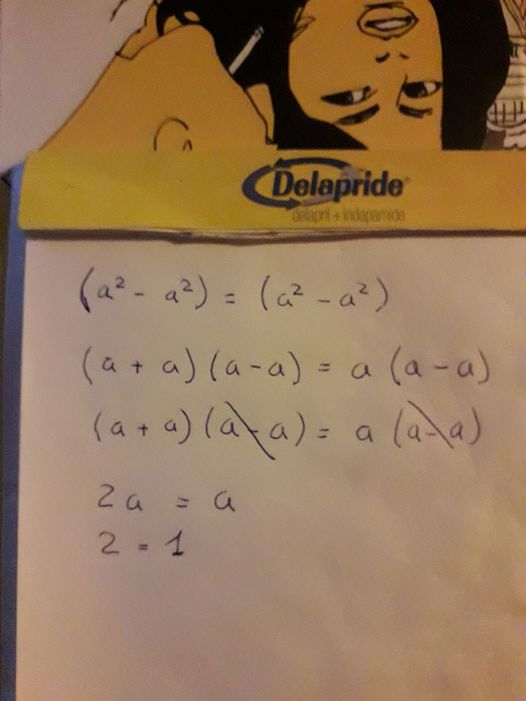 ElioMarracci's tweet photo. Il procedimento è gjusto ma, come mi insegnano gli amici matematici, l'errore c'è... https://t.co/TP1i0Cq2V5