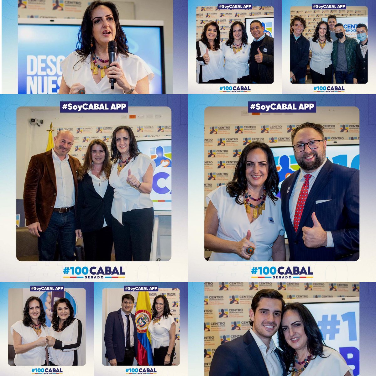MariaFdaCabal's tweet photo. Ayer lanzamos #SoyCabalApp, en compañía de amigos que han estado en esta causa durante años.
Gracias a ustedes por descargarla y ponerla en los primeros lugares de AppStore Colombia.
#100PorCientoCabal https://t.co/s3ihv728AE