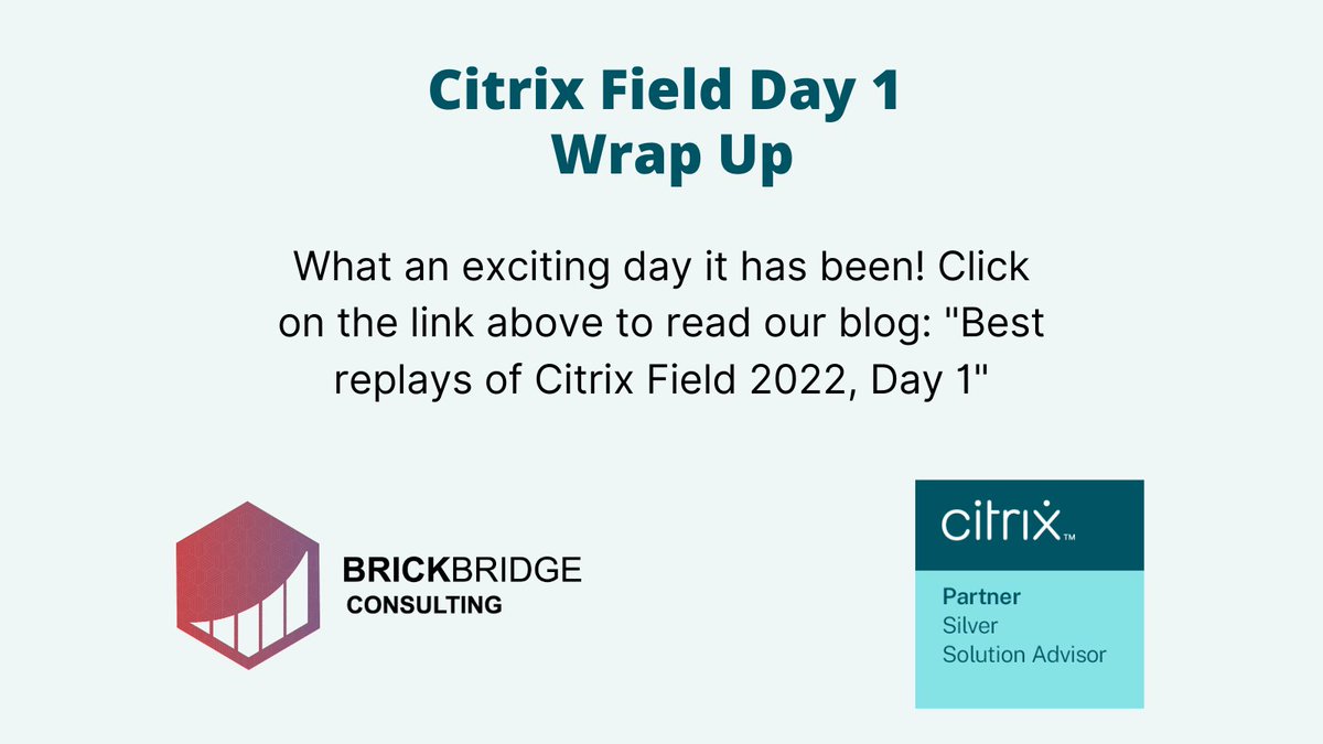 BrickBConsults's tweet image. Read our blog here: ow.ly/qC6U50HxuF4

•••
#Citrix #CitrixConverge #DevOps #CitrixFieldKickoff #CitrixDevfocus #Spacetosucceed #VEI