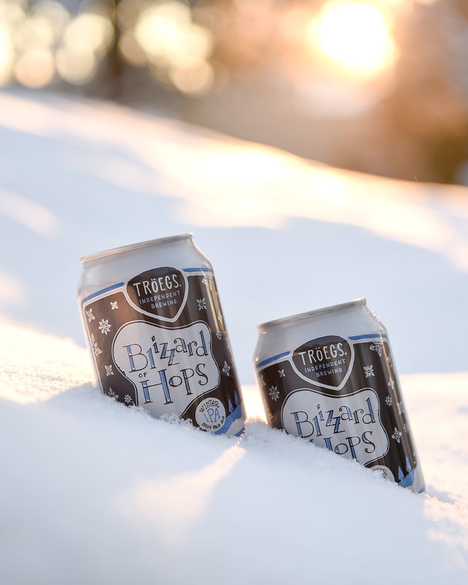 TroegsBeer's tweet photo. Grab Blizzard of Hops while you can. This storm of hoppy citrus and pine notes won't be around much longer. Find it near you at https://t.co/JFWBOgLKF1 #BlizzardofHops #Troegs #HopCycle #PAbeer https://t.co/R7SkML5qRy