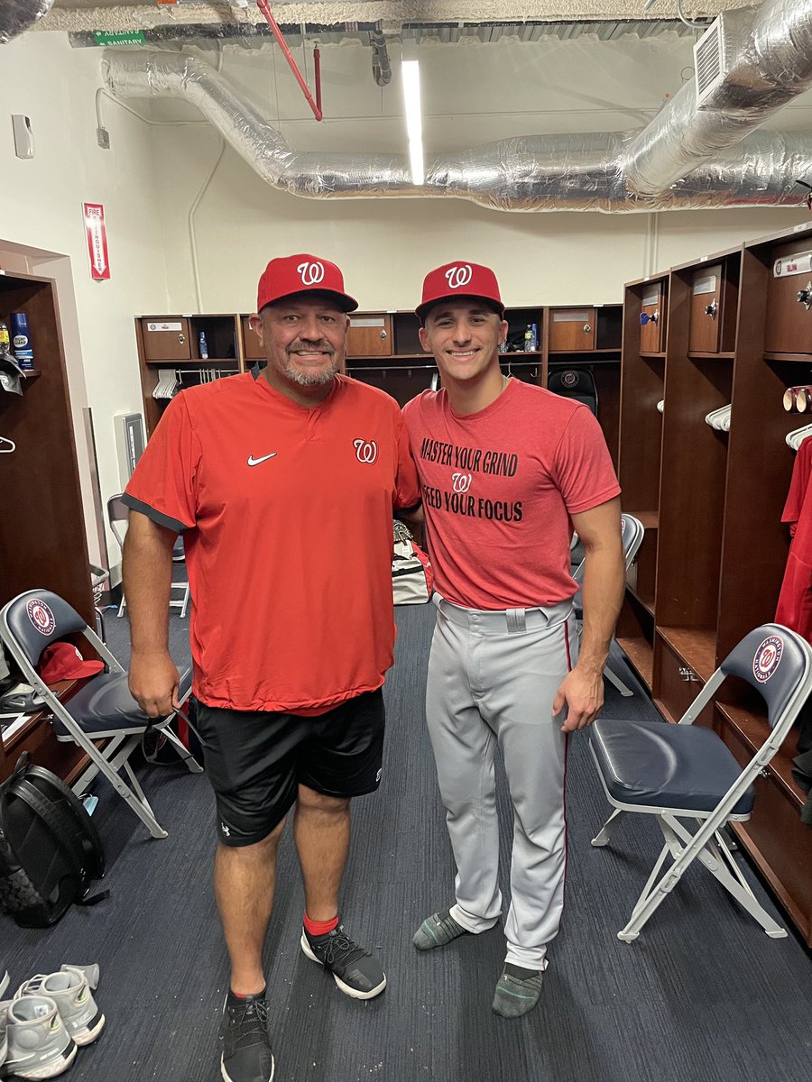 Two Belleville boys proudly wearing the W. Drew just got invited to Major League spring training . Coach Daubach is the triple A hitting coach <a href="/NormSanders/">Norm Sanders</a> <a href="/Nationals/">Washington Nationals</a>
