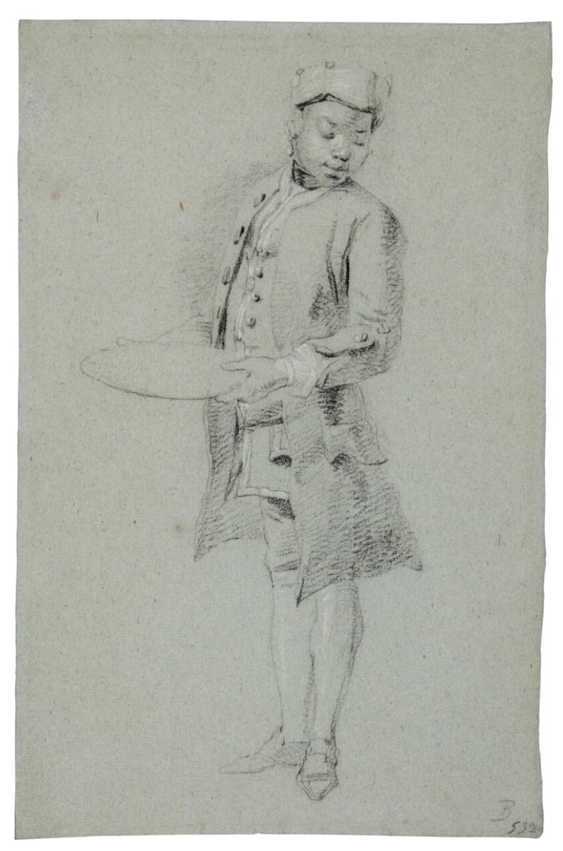voetnoot's tweet photo. Deze mooie tekening van Cupido of Sideron door Hendrik Pothoven wordt deze maand geveild. Cupido en Sideron waren bedienden aan het hof van Willem V. Hopelijk komt het in een openbare Nederlandse collectie. #achttiendeeeuw  (via @tomvandermolen) https://t.co/AnBf2o93jJ