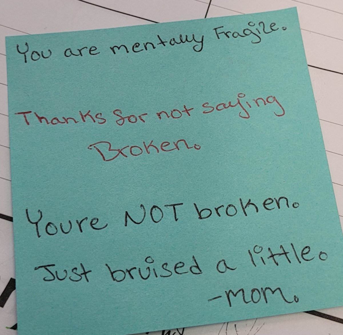 Smiley_Kat18's tweet photo. #iamnotbroken https://t.co/4RzDy7wvod
