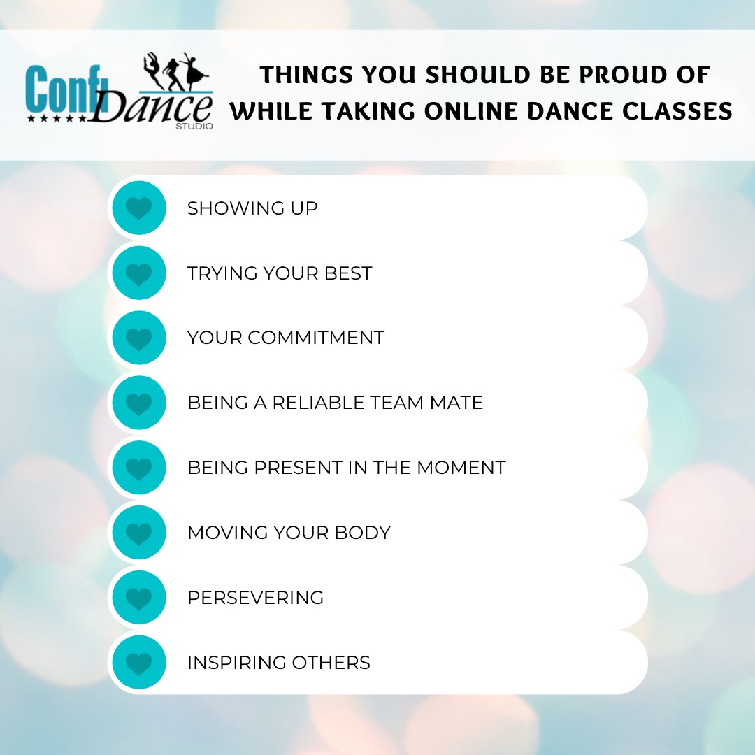 ConfiDance5678's tweet photo. We are so proud of all of our students, teachers, and parents for their dedication and perseverance while we dance on Zoom! We have such an amazing community of families at ConfiDance and I am thankful for you every day!#confidancestudio #kwawesome #confidancekw #confidance5678 https://t.co/Y0iZGLCBYW