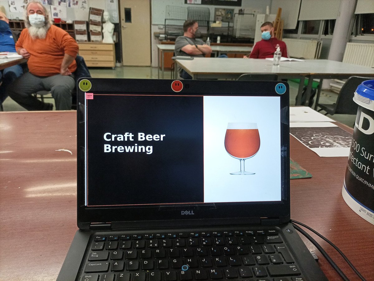 TheBeerMinister's tweet photo. First evening of the Spring term Craft Beer Brewing course @ICFEnightschool eleven eager students ready to go! No MUP here! @HomebrewClubIrl https://t.co/2651doEA2S