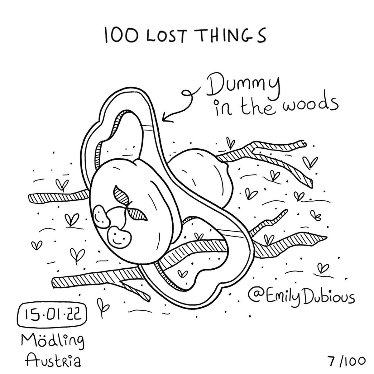 EmilyDubious's tweet photo. Lost Thing the seventh! Thinking about coming up with mini stories for each lost thing this year. Wonder what this one would be. #100LostThings https://t.co/2yq7jV3vgT