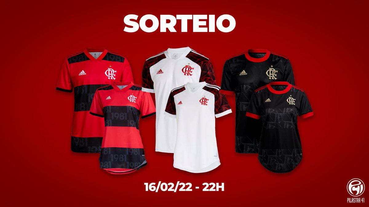 O <a href="/Pilastra41/">Pilastra 41</a> está voltando. E para celebrar essa volta, vamos sortear em parceria com a Espaço Rubro Negro um Manto 2021.

Para participar:

Seguir @pilastra41 e <a href="/EspacoRN/">Espaço Rubro Negro</a> 

RT nesse post

Sorteio será 16/02/22, às 22h.

Quem ganhar escolhe Manto (1,2 ou 3), modelo e tamanho.