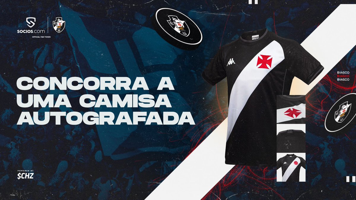 socios's tweet photo. ⚫️⚪️SORTEIO💢
 Para comemorar a chegada do @VascoDaGama à https://t.co/2FROhSNgw8, vamos sortear uma camisa autografada. 
Para Participar:

✅Seguir
✅Comentar $VASCO
✅RT

$VASCO ⚡ $CHZ https://t.co/m4wR21UiLC