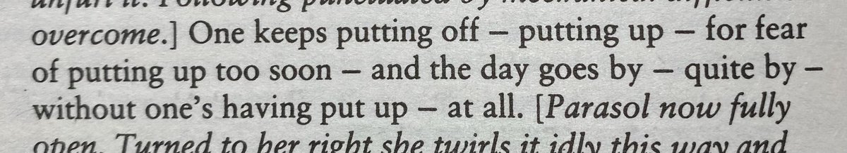 Happy Days, Samuel Beckett