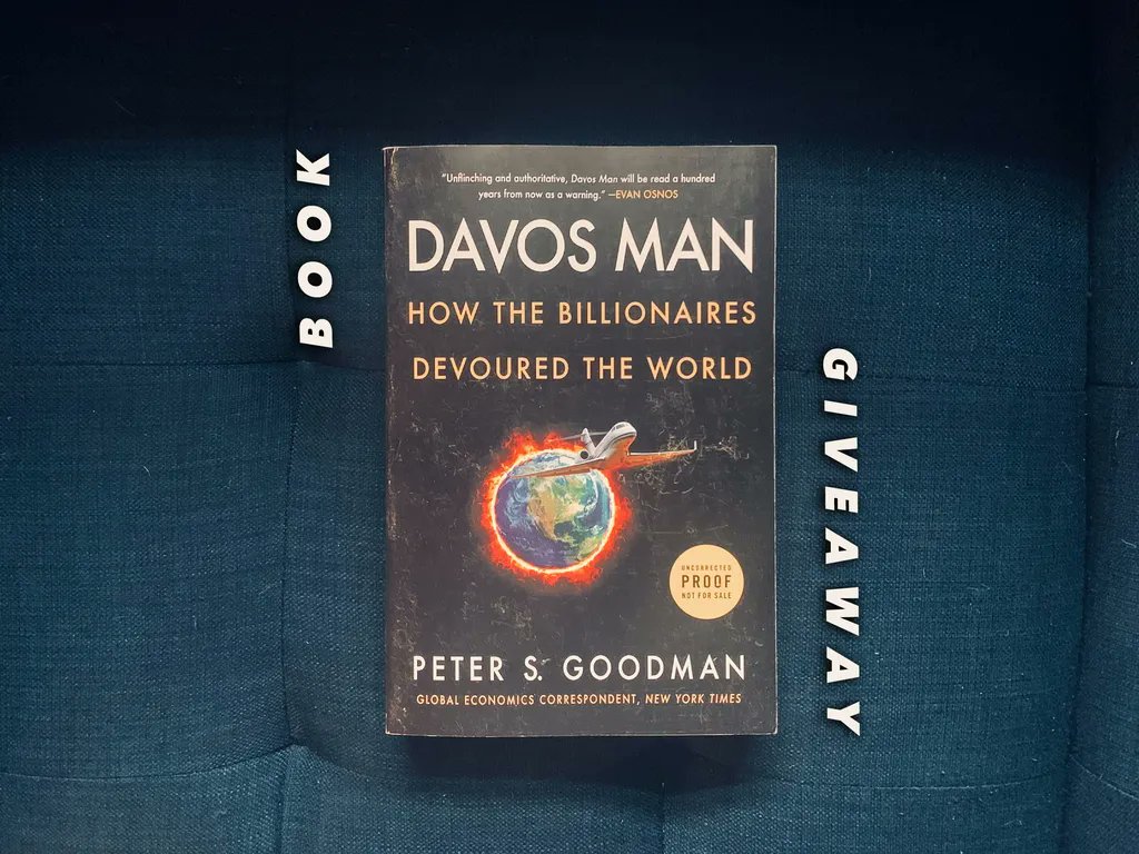 This week, we teamed up with @customhousebks to #giveaway twenty copies of Davos Man: How the Billionaires Devoured the World ⚡️ Try your luck here: bit.ly/3Khp8gZ #ushistory #nonfiction #booksWorthReading #readersAreLeaders #readerscommunity
