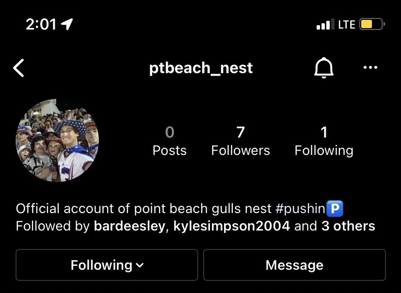 FOLLOW THE NEW INSTA