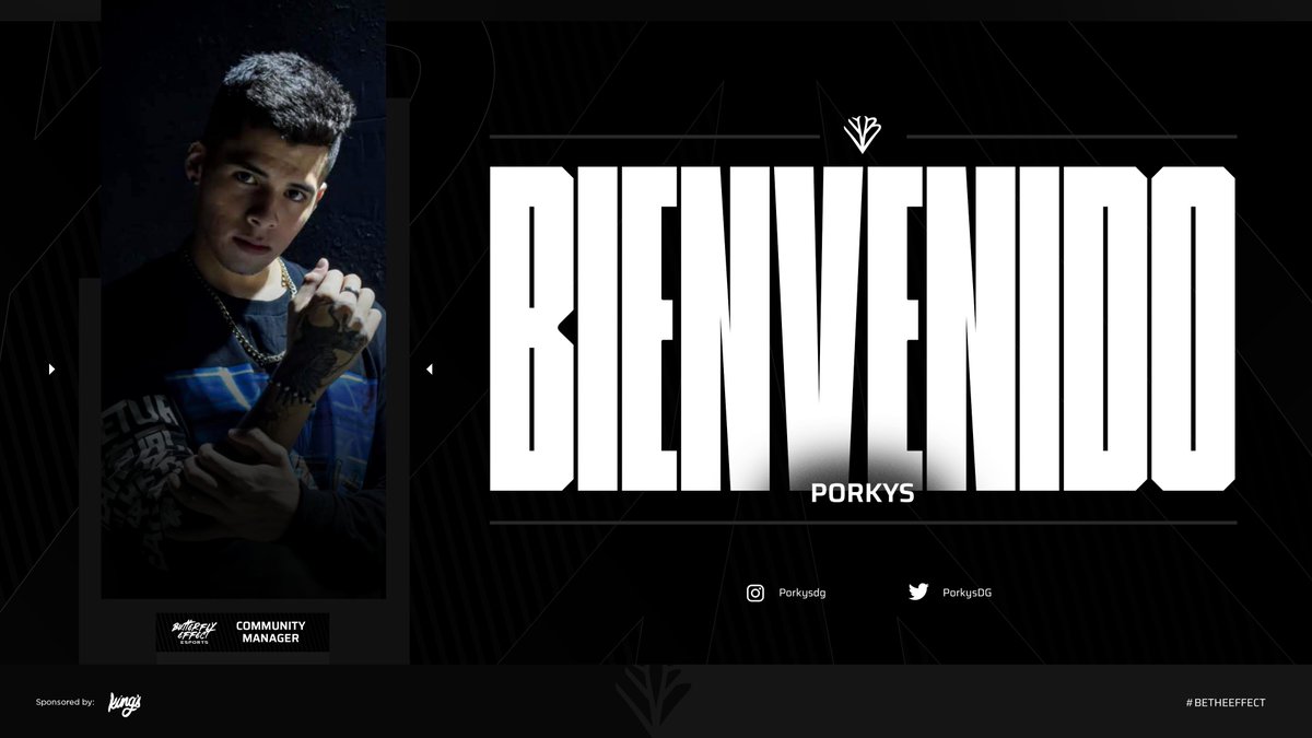 Be_esportsgg's tweet photo. Le damos ingreso a la familia a @PorkysDG quien estará desempeñando la función de  "Comunity Manager" 🔥
WELCOME TO THE EFFECT‼️  

#BeTheEffect https://t.co/OeLOIdrHRK