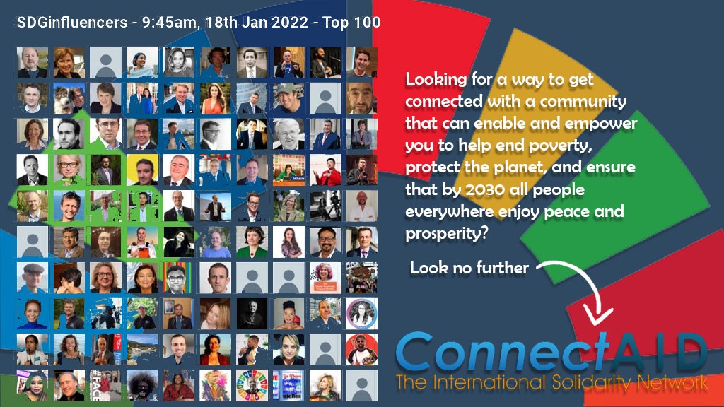 AdamRogers2030's tweet photo. @vvst4— BRAVO! You ranked #295 on this week's list of #SDGinfluencers!  Check out the full list at https://t.co/5IlLgQOEkj.

Get connected with @ConnectAid: https://t.co/0IOKIgFiS2 https://t.co/eFAZvr7ywQ