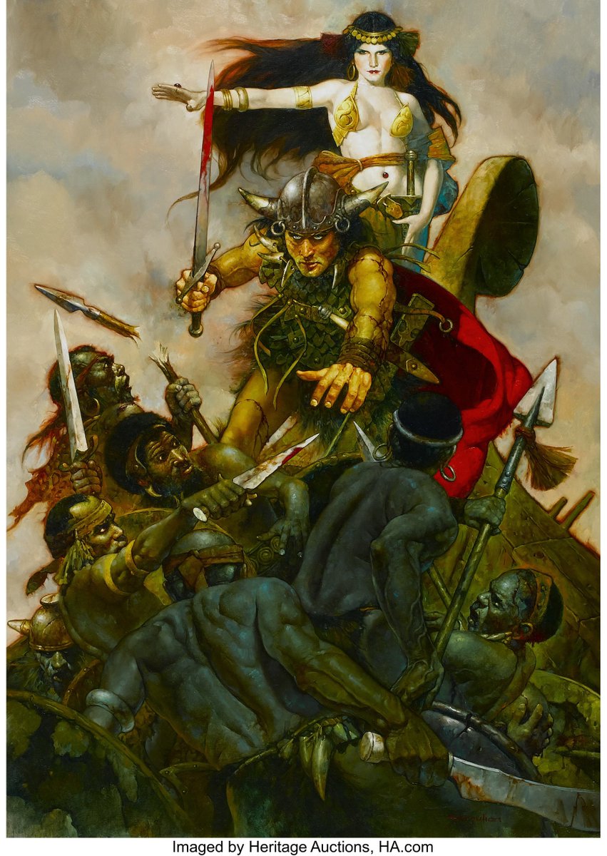 "Sanjulián, el poder de la ilustración" se presenta el sábado 22 a las 17:00 de la tarde en el Centro de Historias de Zaragoza <a href="/chzgz/">chz zgz</a> , con entrada gratuita hasta completar el aforo. 

#sanjulian #spanishmasters #art #illustration #fantasy #epic #conan