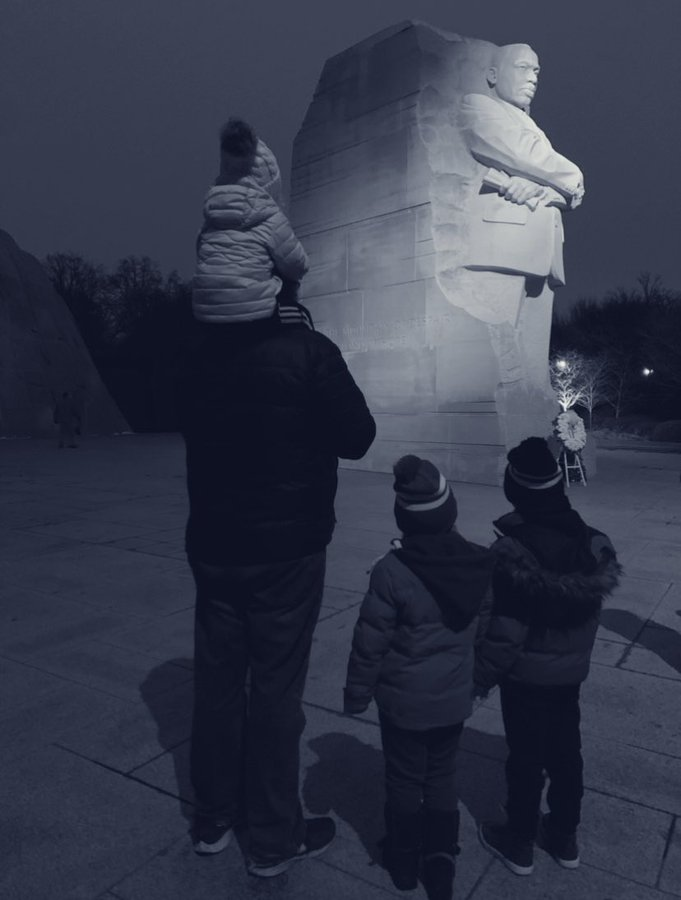 Today is not just a day off, it’s a day to celebrate this man’s legacy.
The work is not finished yet! 
#BlackLivesMatter 

 #MartinLutherKingJr 
#MLKDay #MartinLutherKingJrDay 
#BLM
