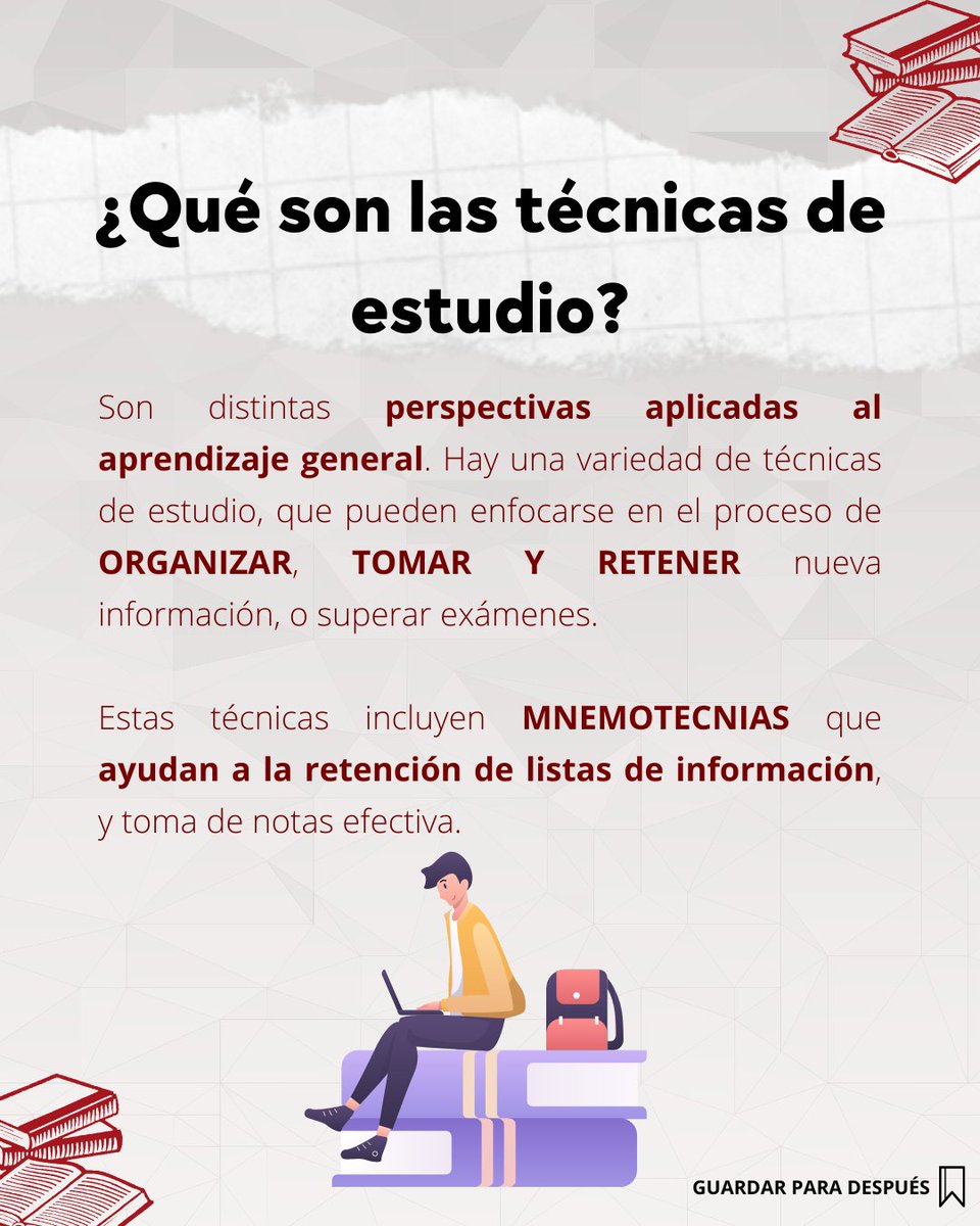 cemupifmsapa's tweet photo. ¿A veces te cuesta estudiar?  ¿Te distraes mucho o te cuesta memorizar y entender conceptos? 📚😟 https://t.co/FnIc88KK7o