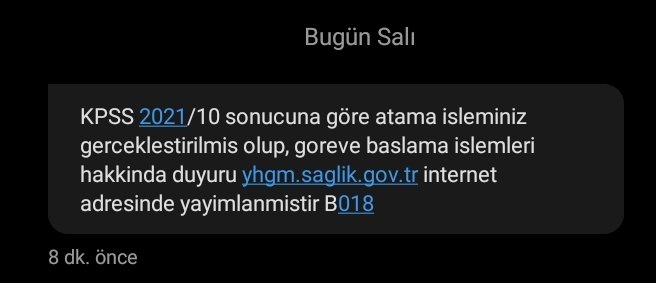 Sonunda geldi.