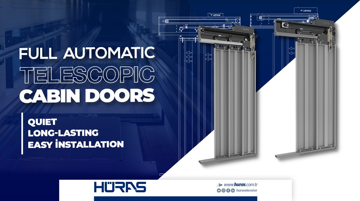 ابواب الكبائن الجانبية من هوراس 
بدون صوت ، عمر طويل وسهلة التركيب 🤝🏻💯
export@huras.com 
huras.com.tr