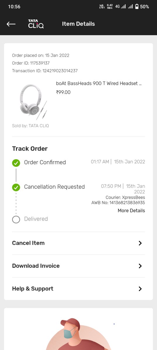 Amreshkrray's tweet photo. @TataCLiQCare @RNTata2000 But it is happen mu both different order how is it possible because as you say this is rare occasions i want my coupon back . https://t.co/juJO4NQ84M
