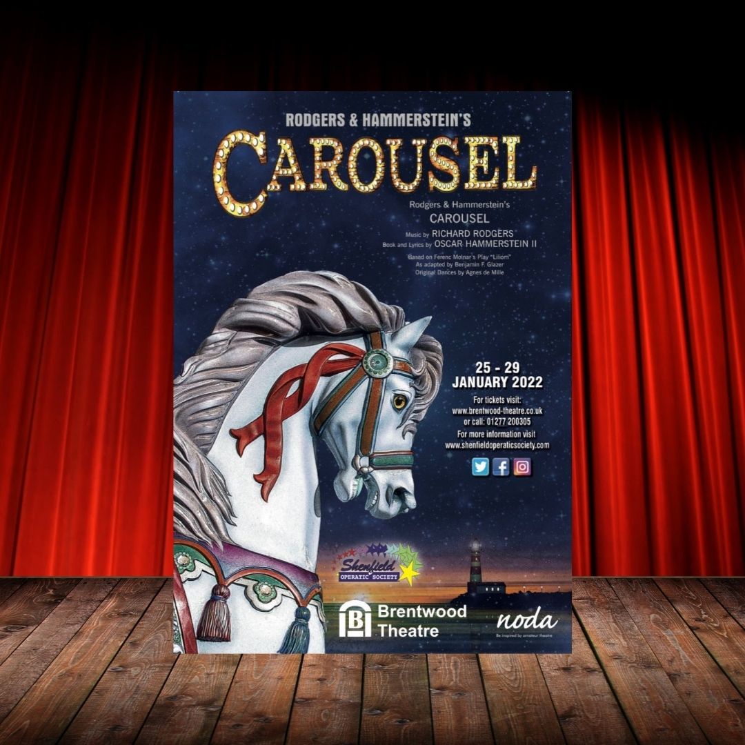 In 7 days it's curtain up time for the opening night of Carousel.
Have you got your ticket yet?

#MusicalTheatre #Carousel #RodgersAndHammerstein #Essex #Shenfield #Brentwood